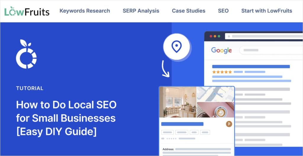 LowFruits blog post optimized for non-branded keywords.