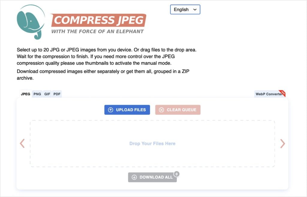 CompressJPEG is an online image compressor.