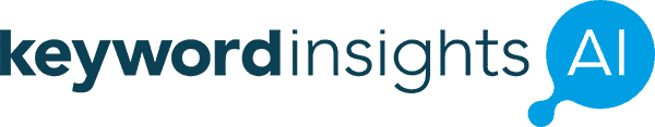 The logo for keyword insights ai.