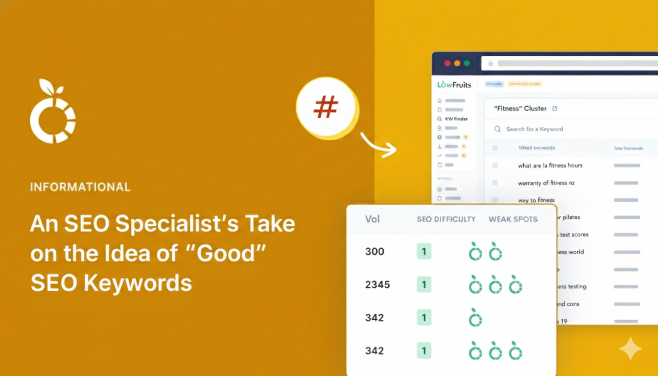 An SEO specialist's take on good SEO keywords.