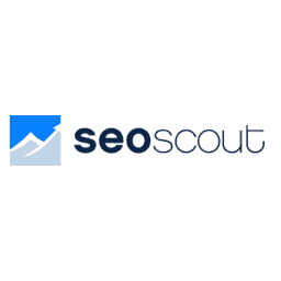 Seo scout logo on a white background.