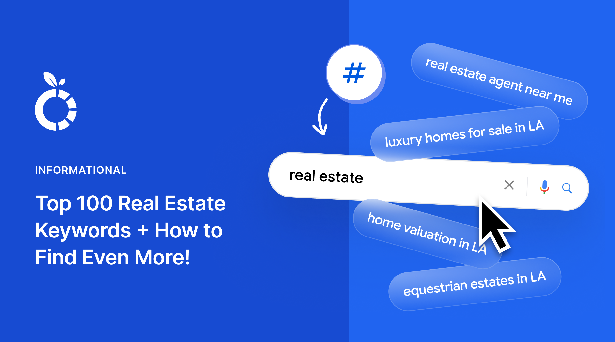 Top real estate keywords for SEO.